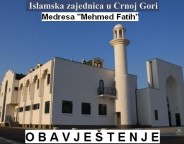 Medrese “Mehmed Fatih” u Podgorici