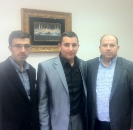 Muhamed Cecunjanin, hafiz Hako Omeragić i reis Rifat Fejzić