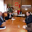 Reis Fejzić sa saradnicima kod predsjednika opštine Pljevlja