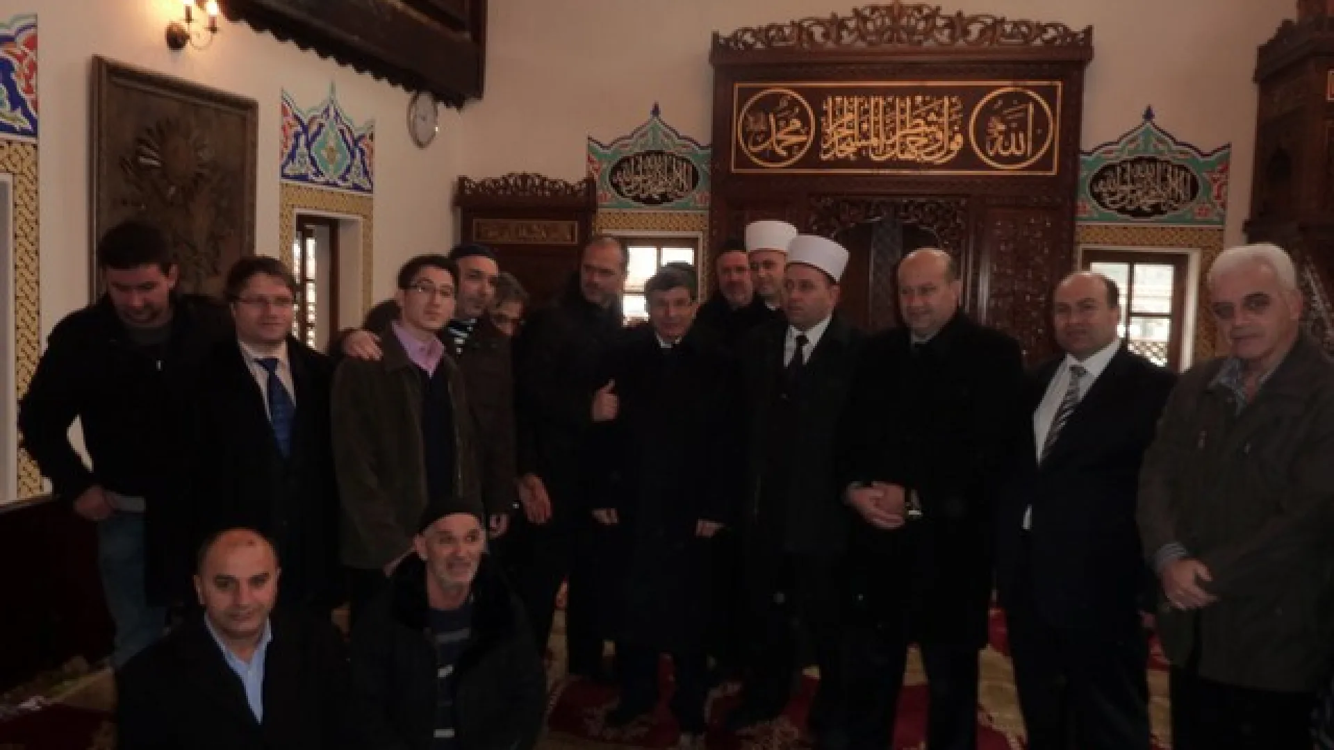 Ministar inostranih poslova Turske Ahmet Davutoglu na džumi u Nizamskoj džamiji