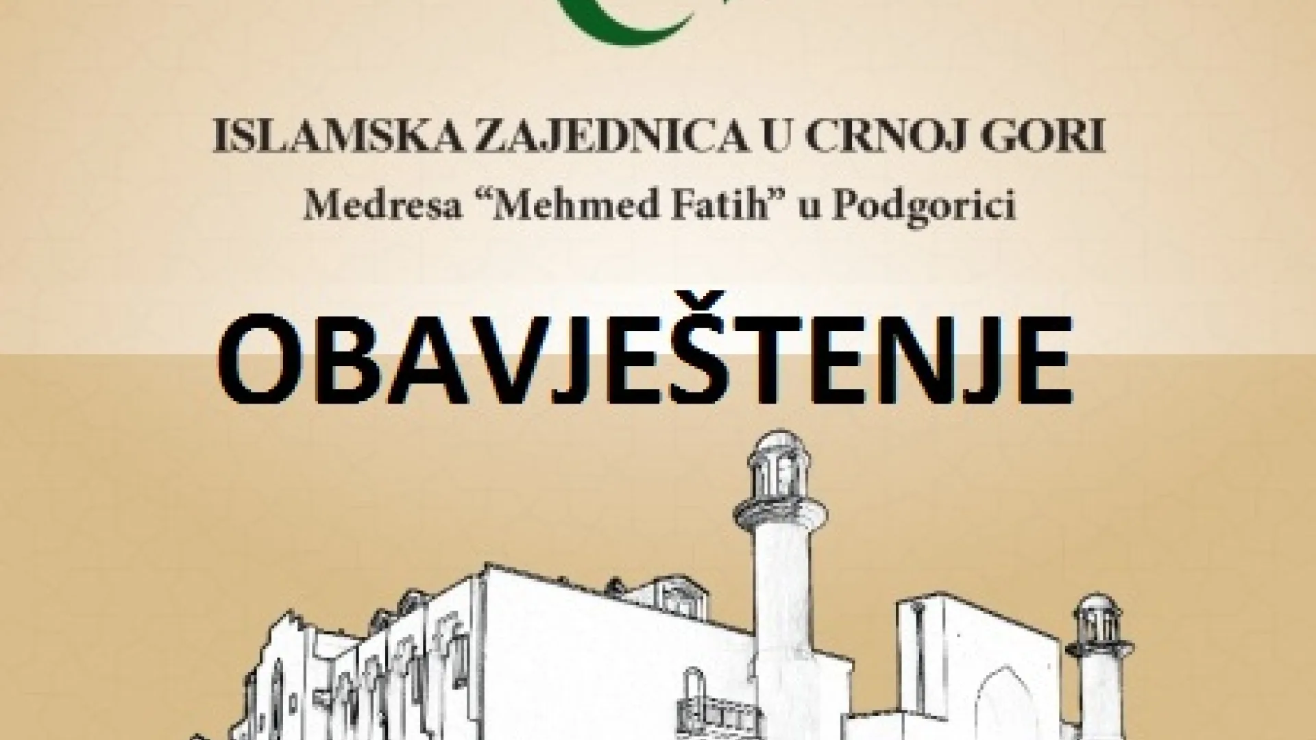 Spisak primljenih učenika u medresi "Mehmed Fatih" školske 2013/2014. godine