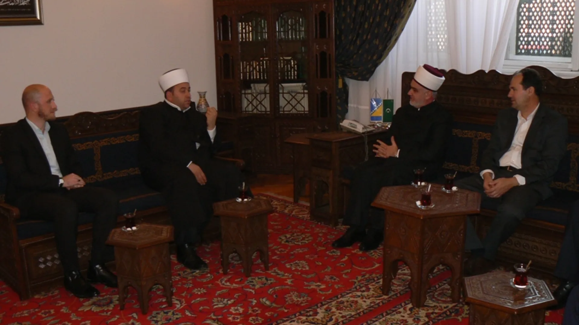 Reis Rifat ef. Fejzić sa saradnicima u zvaničnoj posjeti Rijasetu Islamske zajednice u BiH