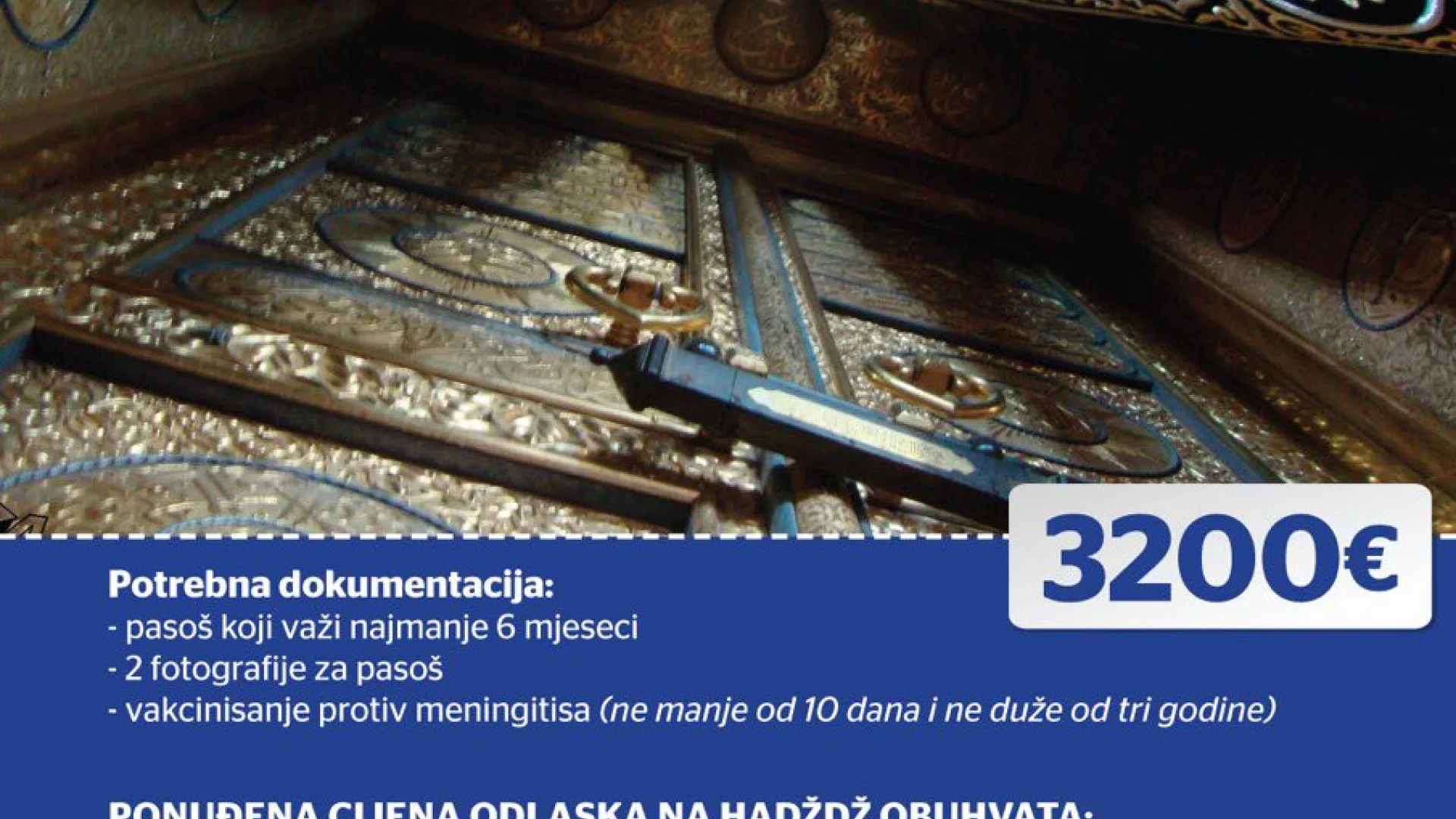Mešihat Islamske zajednice u Crnoj Gori organizuje odlazak na Hadždž