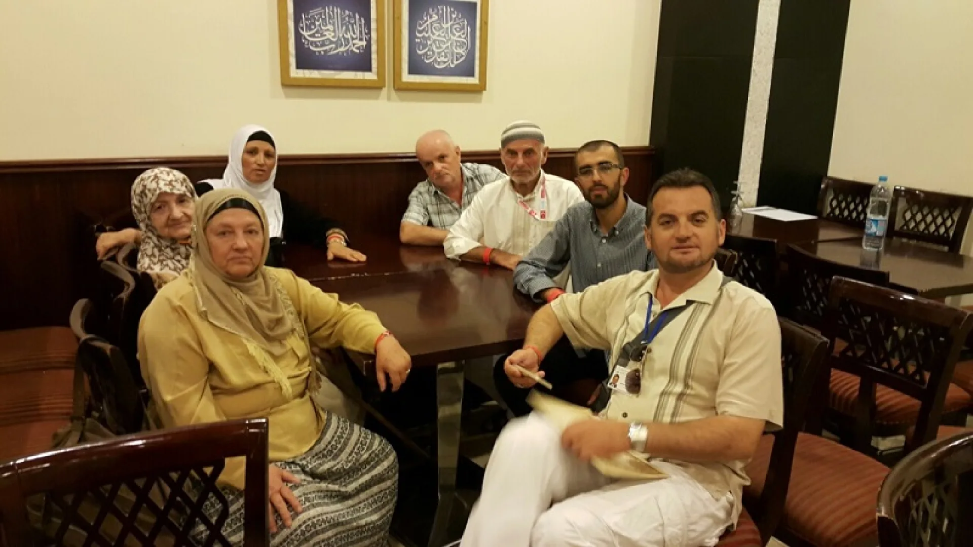 Naše hadžije na prijemu kod The Zayed Bin Sultan Al Nahyan organizacije