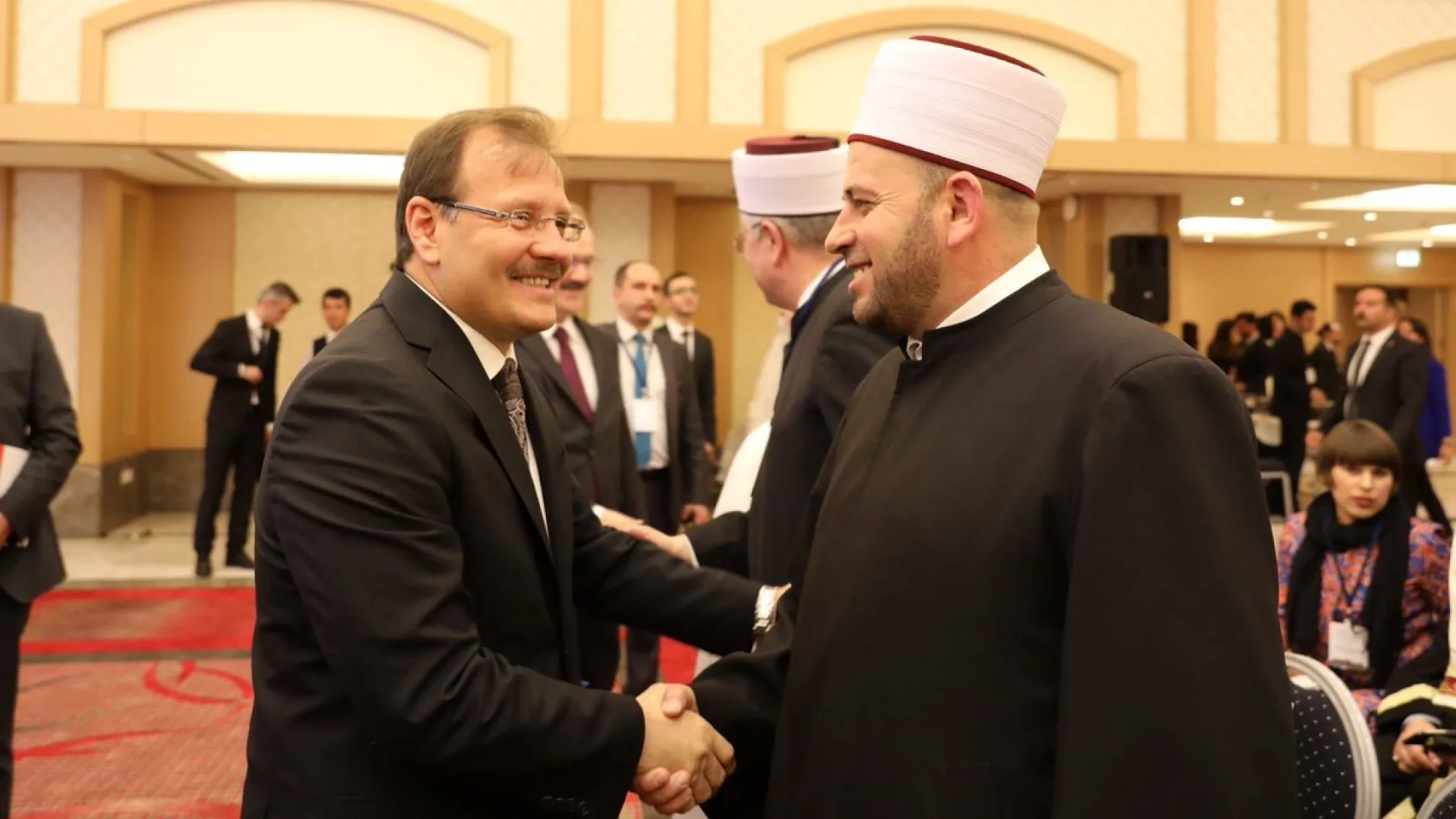 Reis Fejzić sa pomoćnicima na Balkanskom okupljanju u Ankari