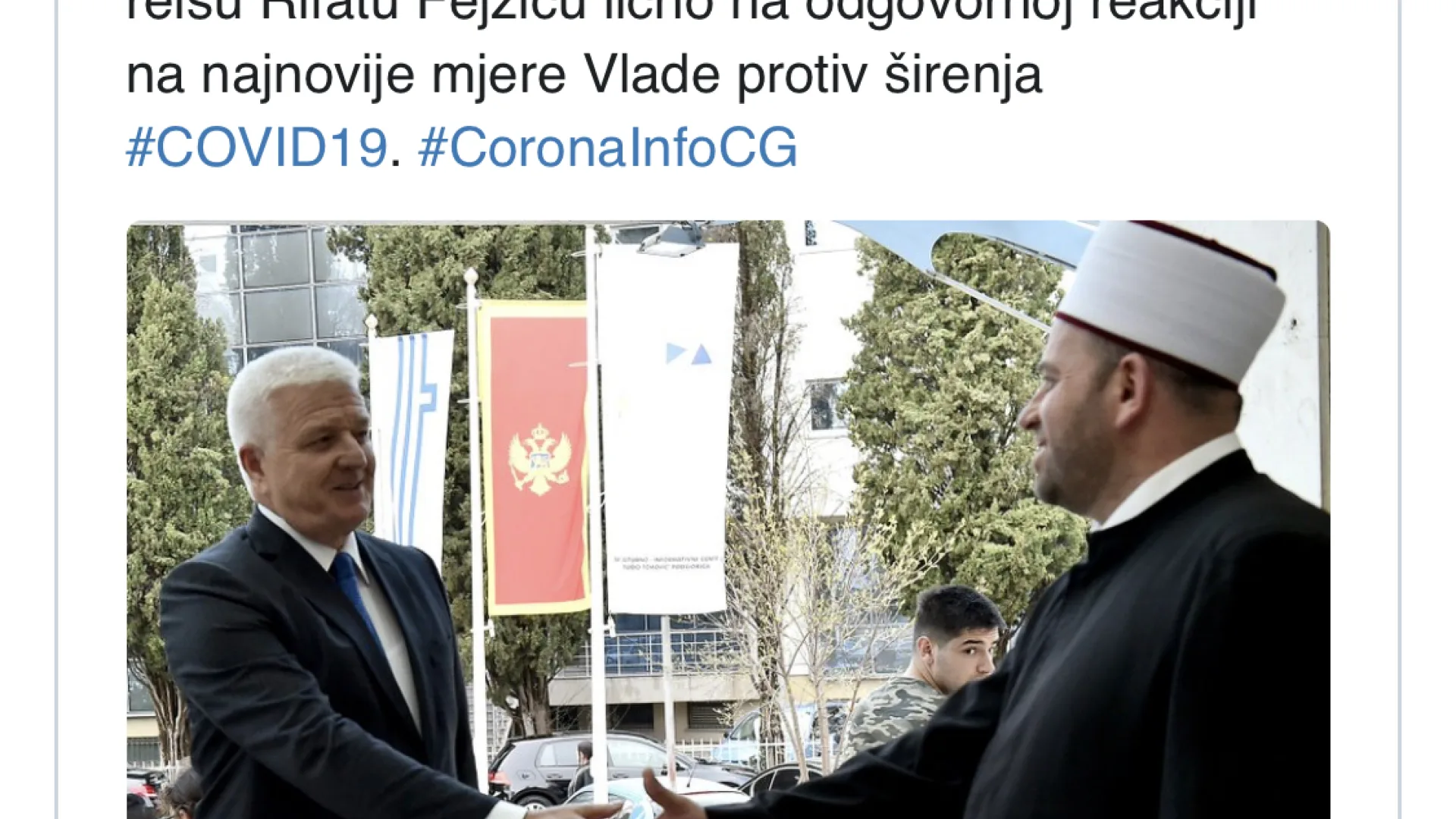 Marković: Hvala Islamskoj zajednici i Fejziću na odgovornoj reakciji