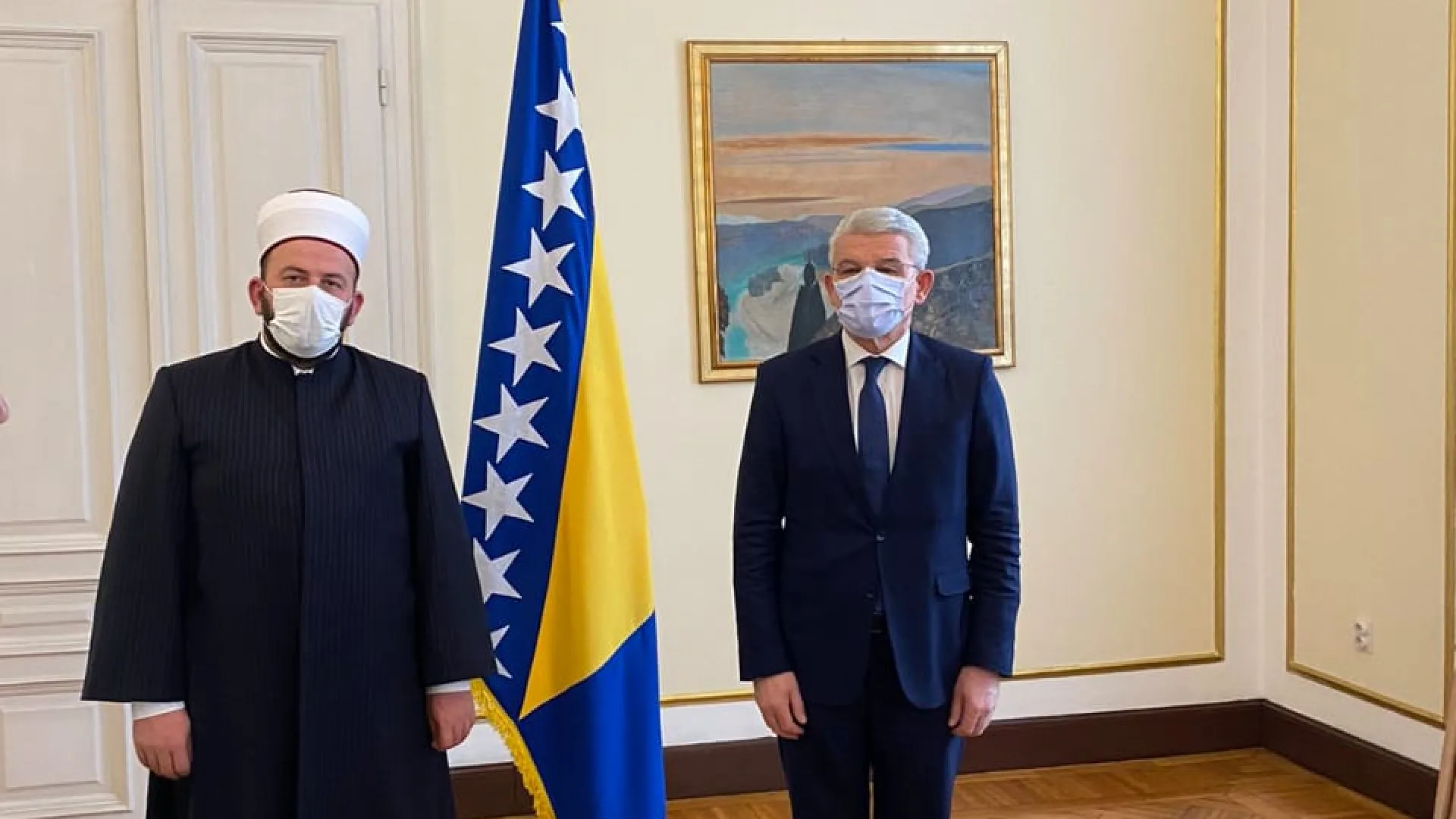 Reis Islamske zajednice sastao se sa članom Predsjedništva BiH Džaferovićem