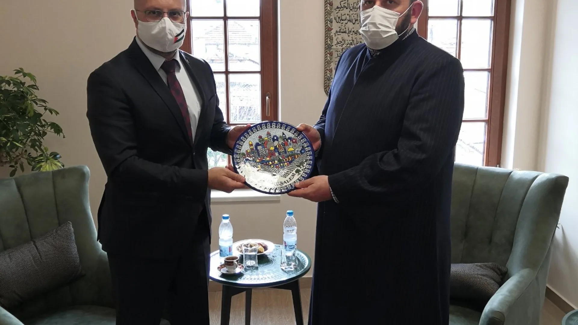 REIS FEJZIĆ RAZGOVARAO SA AMBASADOROM PALESTINE I KOORDINATOROM TIKA-e U CG