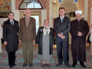 Ambasadorka Turske u Crnoj Gori Emina Birgen Kešoglu u posjeti Husein pašinoj džamiji u Pljevljima