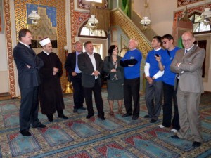 Šef delegacije Evropske unije u Crnoj Gori Leopold Maurer u posjeti Husein pašinoj džamiji