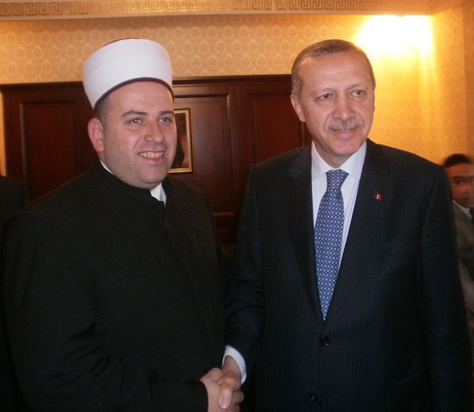 Reis Rifat Fejzic i turski premijer Redzep Tajip Erdogan