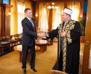 Karadağ Cumhuriyeti Başbakanı İgor LUKSIÇ ve Karadağ İslam Meşihat başkanı Rifat FEYZIÇ