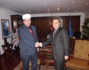 Reis Rifat ef. Fejzić i ministar Egemen Bağış