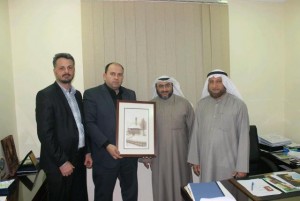 Omer Kajoshaj i reis Rifat Fejzić sa predstavnicima fondacije "Rahmah el-A'lemijjeh" u Kuvajtu