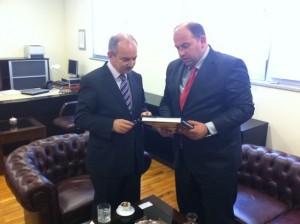 Ambasador Mehmet Niyazi Tanilir i reis Rifat Fejzić