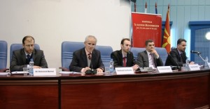 Omer Kajoshaj na konferenciji u Skoplju
