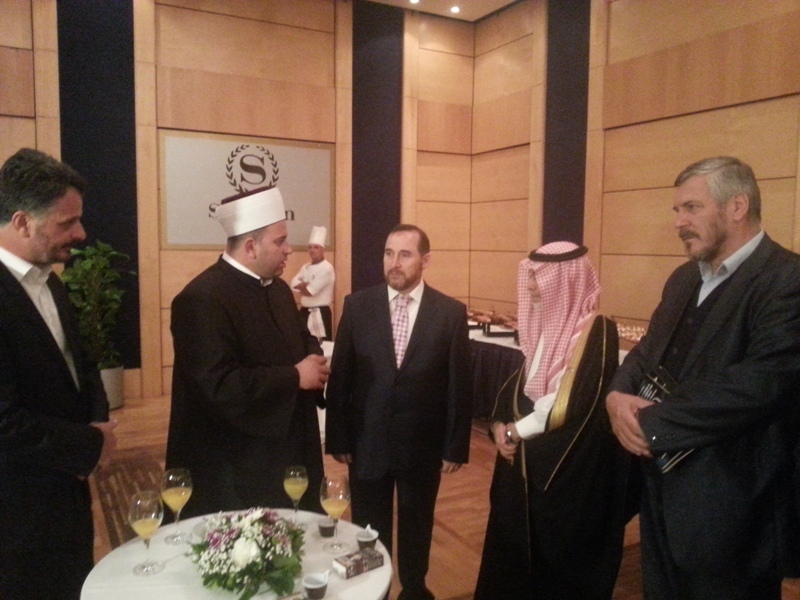 Reis Fejzić u razgovoru sa njegovom ekselencijom, saudijskim ambasadorom u Tirani