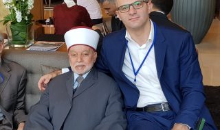 Dzemo ef. Redžematović sa muftikom Palestine Muhammedom Ahmedom Hussainom